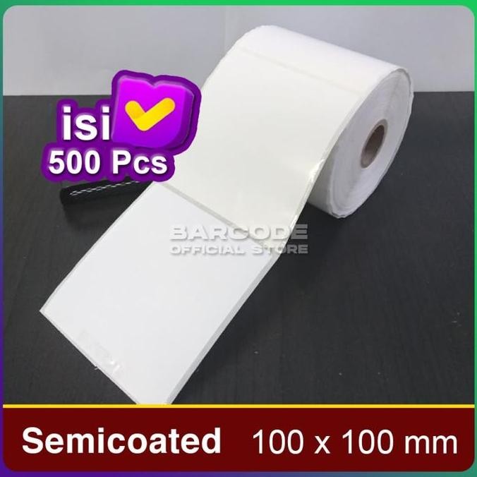 

Label Semicoat 100x100mm / 100 x 100 / 100x100 mm 1 Line1Slop