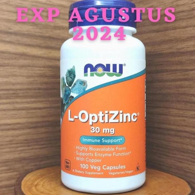 Now Optizinc Opti Zinc 30Mg 30 Mg 100 Caps Original Produk