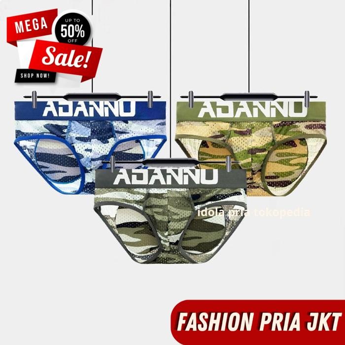 ORLVS CELANA DALAM PRIA BUSA BOKONG KUALITAS BERKELAS