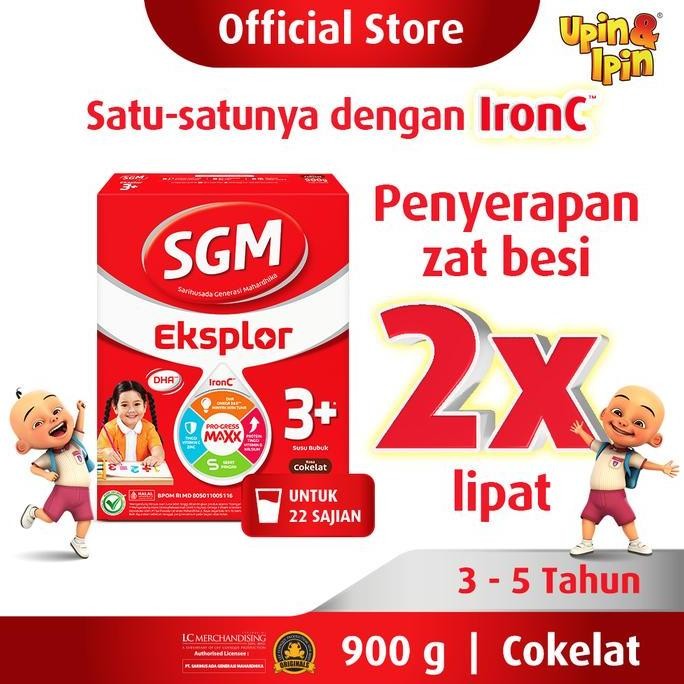

SGM Eksplor 3+ dengan IronC Susu Bubuk Rasa Cokelat 900GR KS