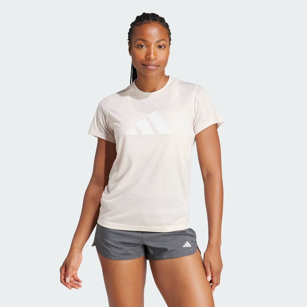 adidas Training Train Essentials Big Performance Logo Training Tee Women Pink IT0547