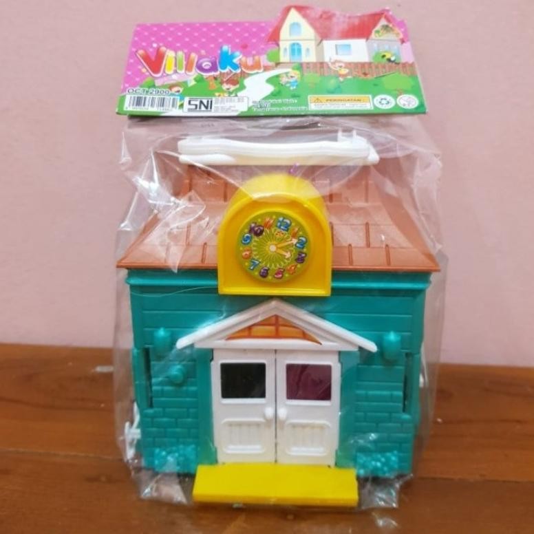 Mainan Villaku Rumah Rumahan - Miniatur Villa Anak Edukatif AST