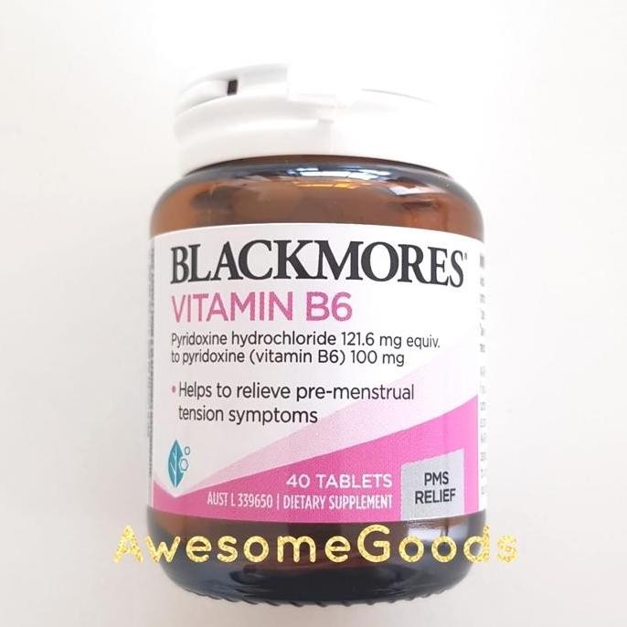 NEW Blackmores Australia Vitamin B6 40 Tablets