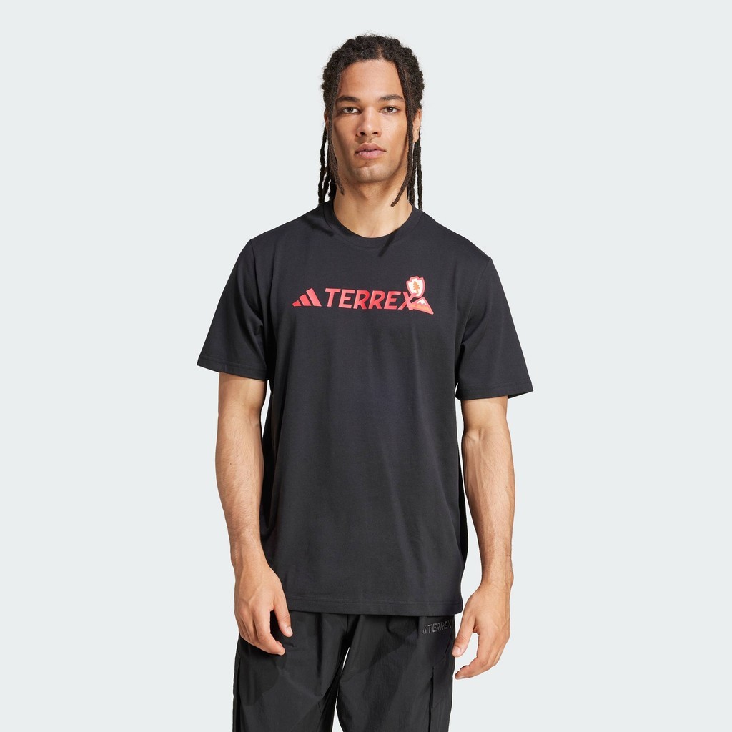 adidas Hiking Terrex Graphic Tee Men Black JI9165