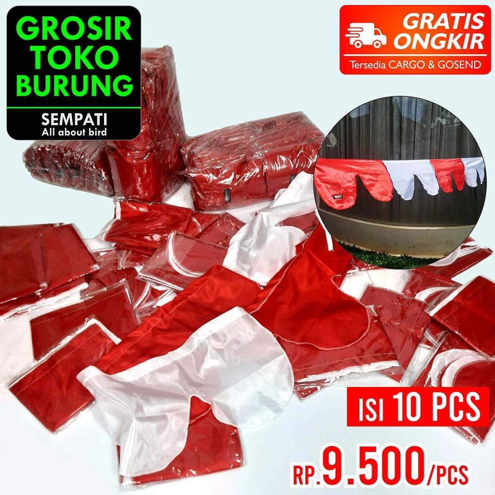 SEMPATI GROSIR BENDERA MERPATI TINGGIAN BENDERA LATIH BURUNG MERPATI LAPAK KOLONGAN ISI 10 PER 2 MET