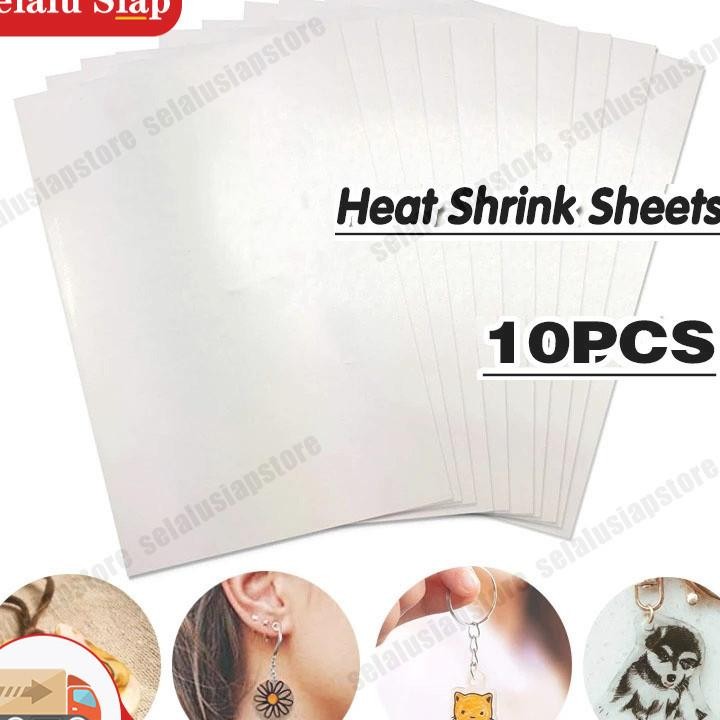

10Pcs Kertas Shrink A4 Kertas Penyusut Dengan Panas Untuk Diy