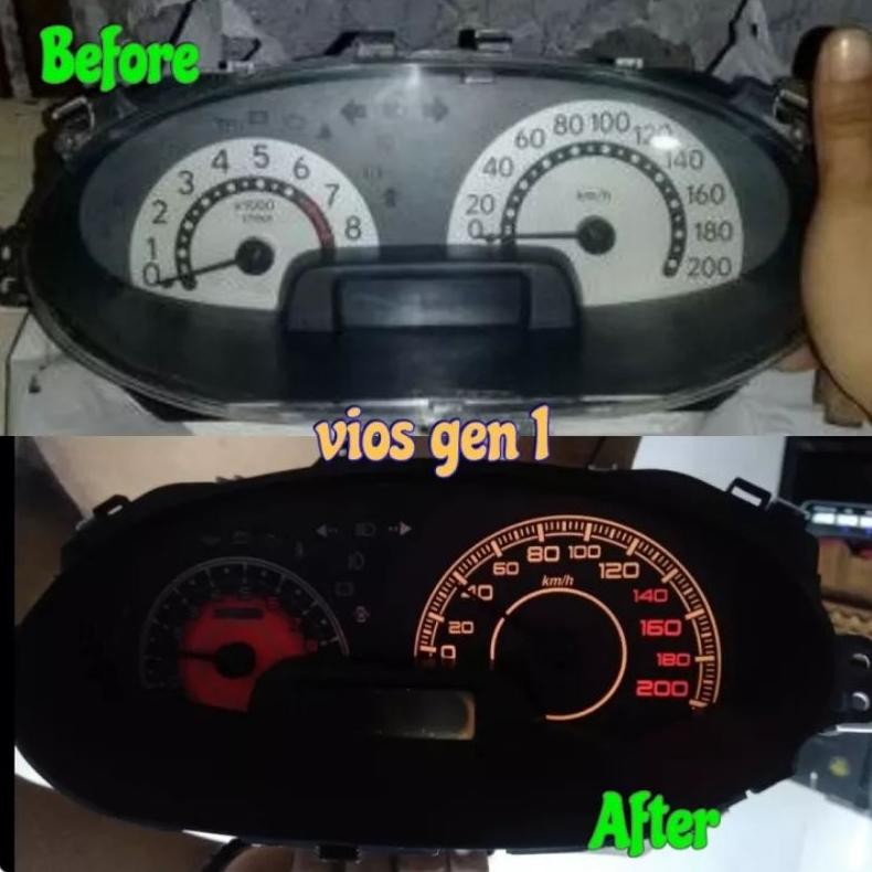 Vios limo gen 1 (Papan Speedometer Variasi) READY STOCK