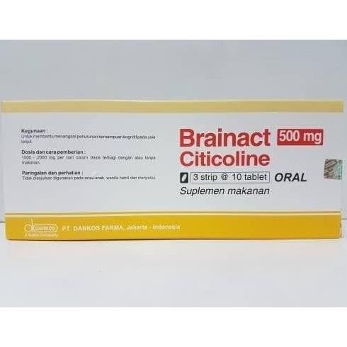 TERBARU - brainact 500 mg tablet