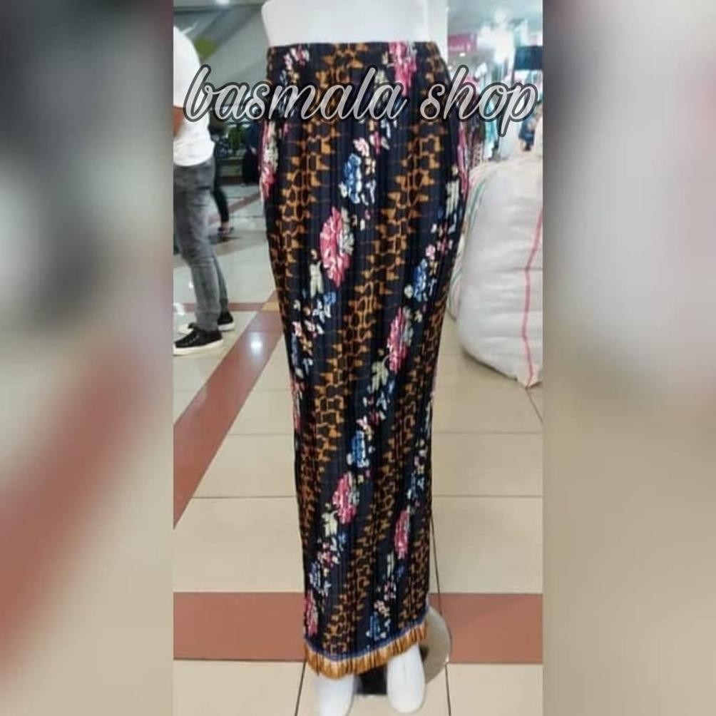 Rok Plisket Batik / Rok Plisket / Bawahan Kebaya / Rok Kebaya / Rok Wisuda / KS Navy BSW