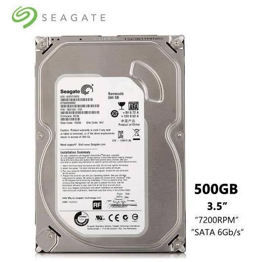 TERBARU - Hardisk 500GB Seagate / Hardisk CCTV / Hardisk PC / HDD CCTV