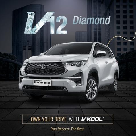 " Kaca Film V-Kool Diamond Series Toyota Innova Zenix Sunroof Vip "