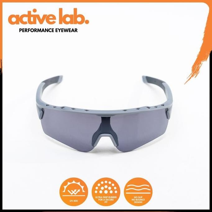 TERMURAH - active lab Eyewear P Series - Shiver - Grey