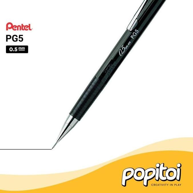 

Pentel PG5-AD Drafting Mechanical Pencil 0.5 mm Pensil Mekanik Cetek Classic Retro Drafting Sketch Sketsa Gambar