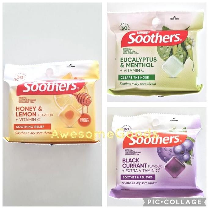 

NEW Nestle Australia Soothers Throat Lozenge 3 Pack