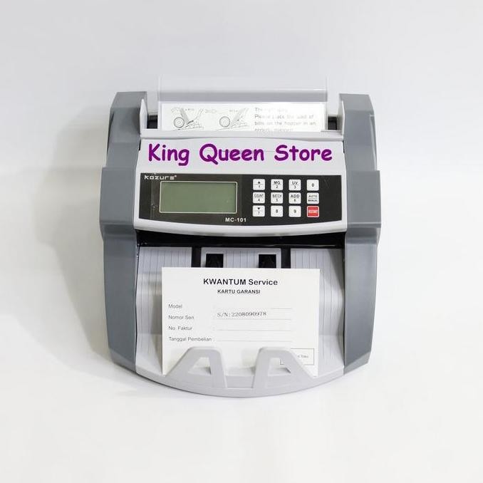 

KOZURE MC101 MESIN HITUNG UANG/MONEY COUNTER MACHINE KOZURE MC101 ORIGINAL DAN TERPERCAYA