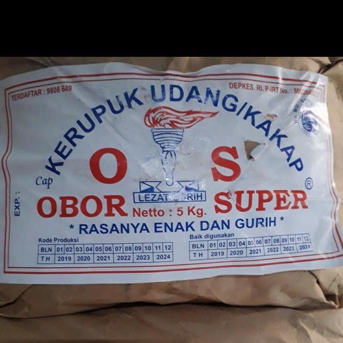 

kerupuk obor/kerupuk kakap/udang merek sumber obor 5kg GMM
