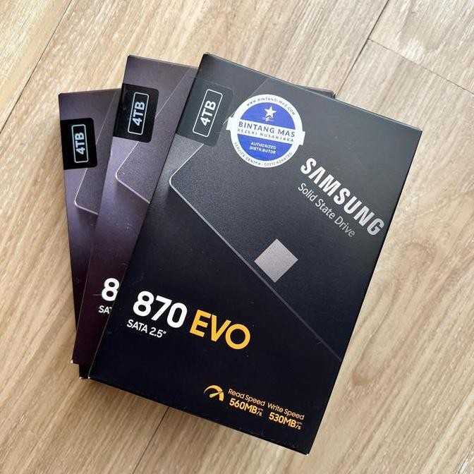 BEBAS ONGKIR - Samsung SSD 870 EVO 4TB Original BNIB