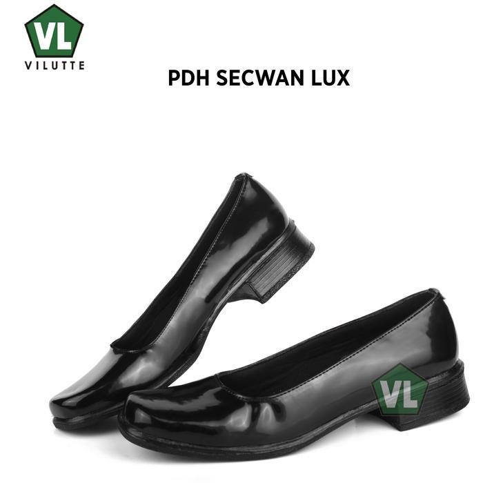 [Exclusive] Sepatu Pantofel Pdh Polwan Secwan - Sepatu Satpam Wanita