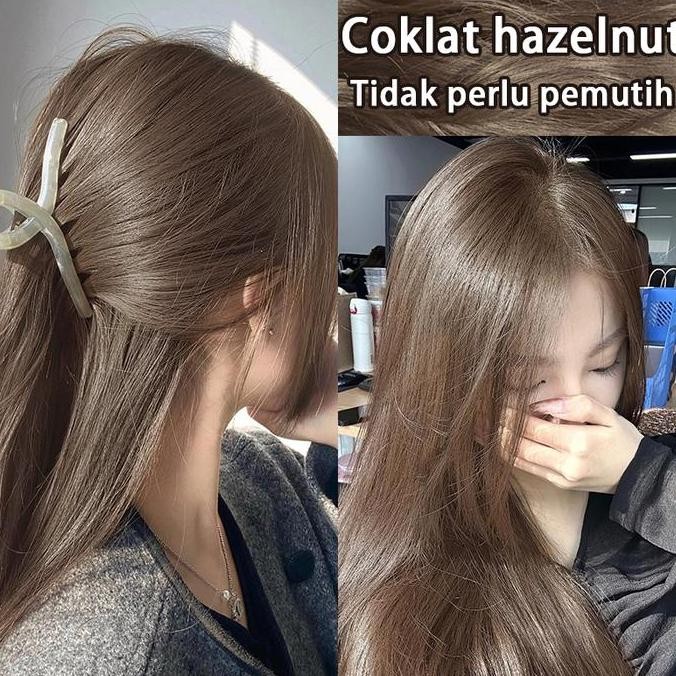 NEW Best seller pewarna rambut 200ml  Mewarnai rambut dengan mudah di rumah, tidak perlu pemutih, pe