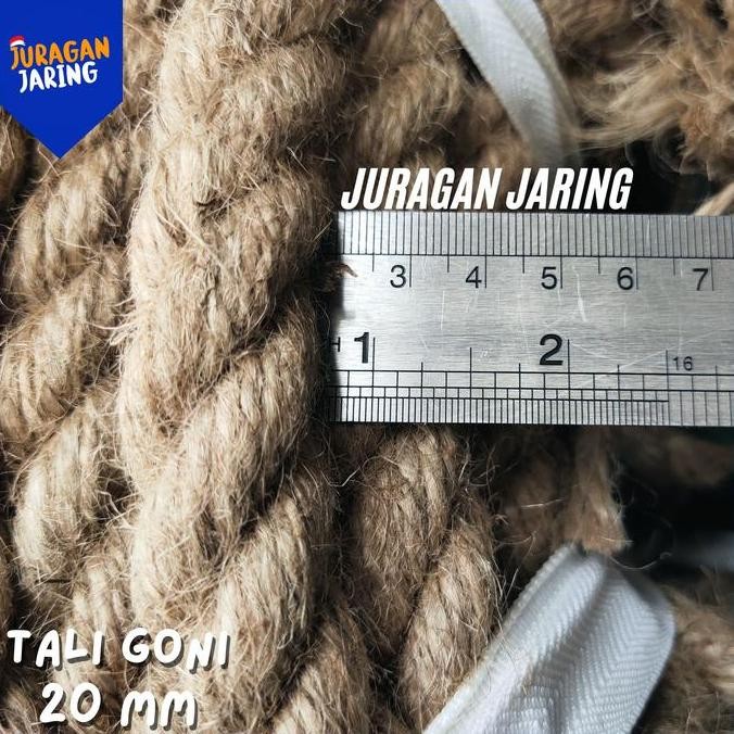 

ready Tali tambang Goni 20 MM Dadung Besar per 5 meter untuk tarik tambang, tarik barang, angkat barang