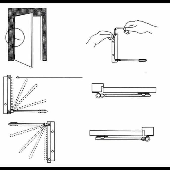 baru door closer engsel - penutup pintu otomatis hidrolik dor closer