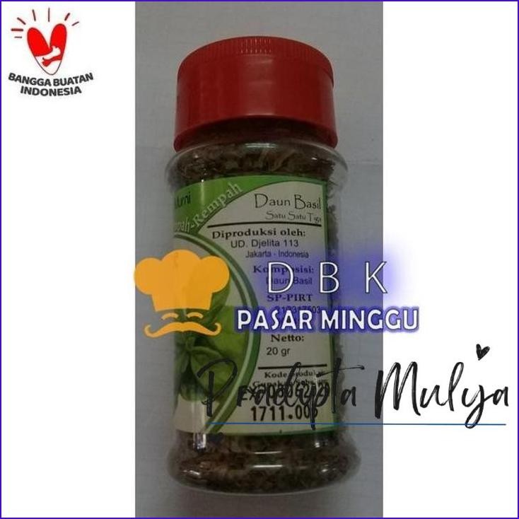 

Gass.! Cap113 Daun Basil Kemangi 20 Gr