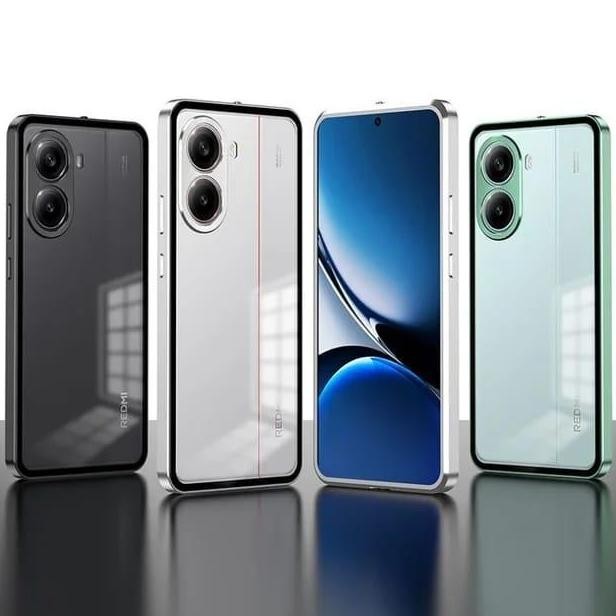 Case Aluminium Metal Bumper For POCO X7 PRO 5G with Back Matte Cover