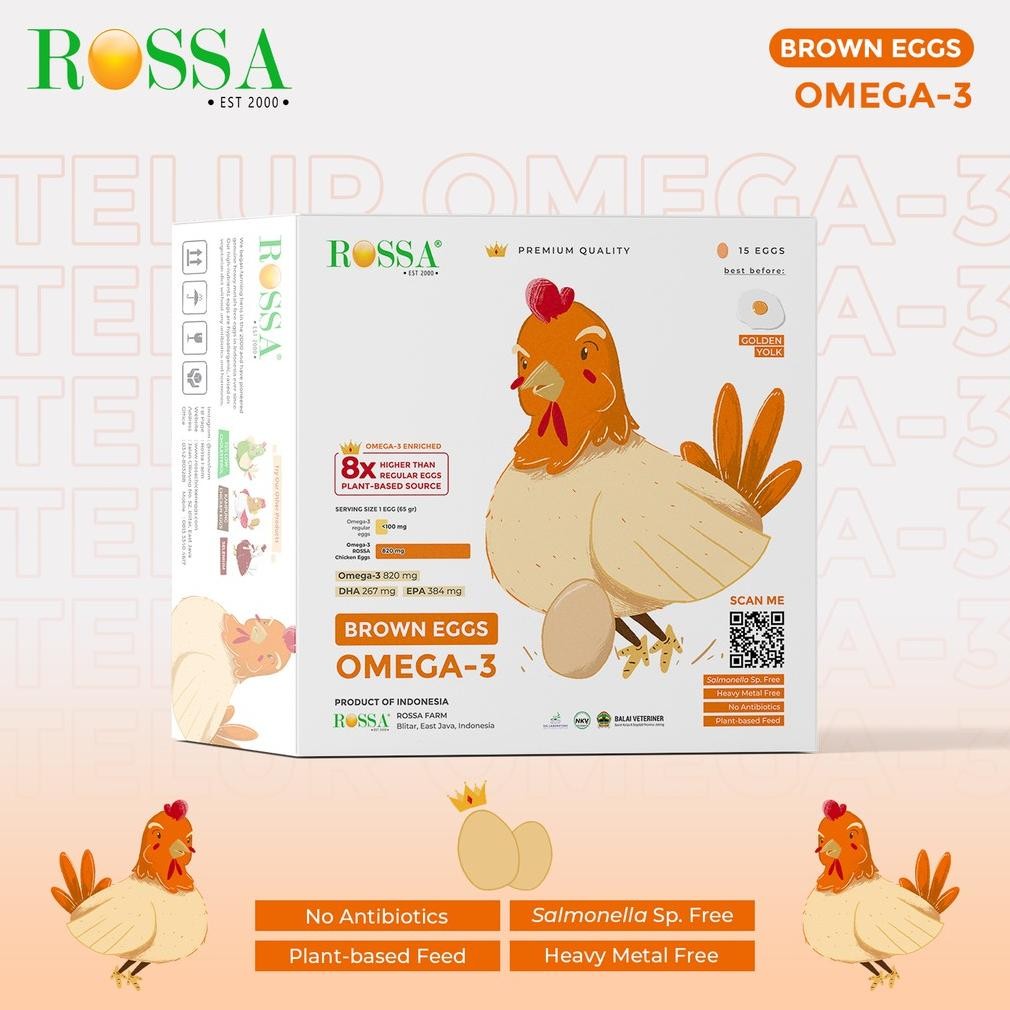 

TELUR AYAM OMEGA BY ROSSA FARM - EGGSPRESS BOX