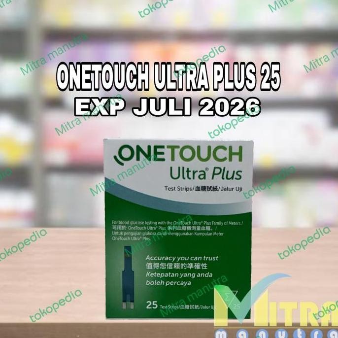 NEW ONETOUCH ULTRA PLUS 25 STRIP