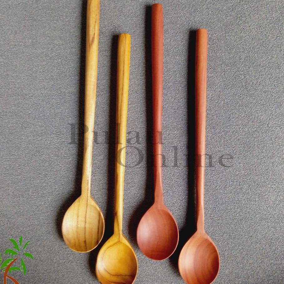 Sendok Kayu Korea Panjang 24 Cm Foodgrade Sendok Korea