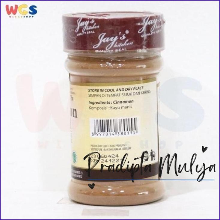

Murah..!! Jays Cinnamon Ground Kayu Manis Bubuk 75 Gr