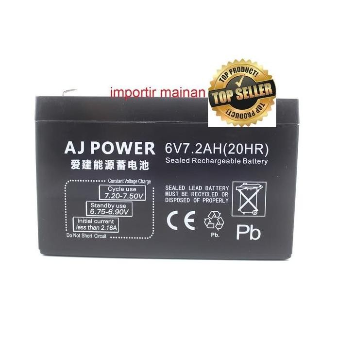 

Terlaris Aki Kering 6V 7Ah Aj Power Untuk Mobil Aki Anak Pliko Pmb Ups Lead Aci