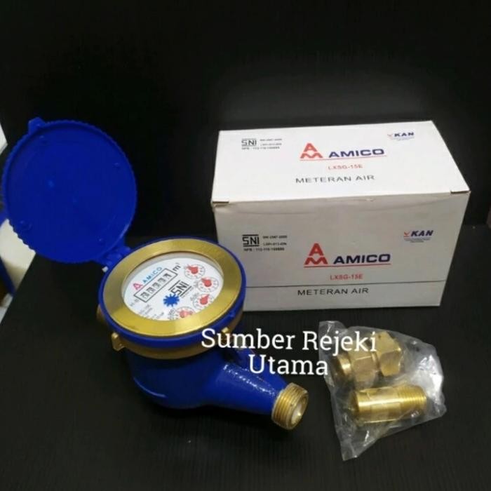 Meteran air Amico Drat 1"inch / Flow Meteran / Watermeter Amico