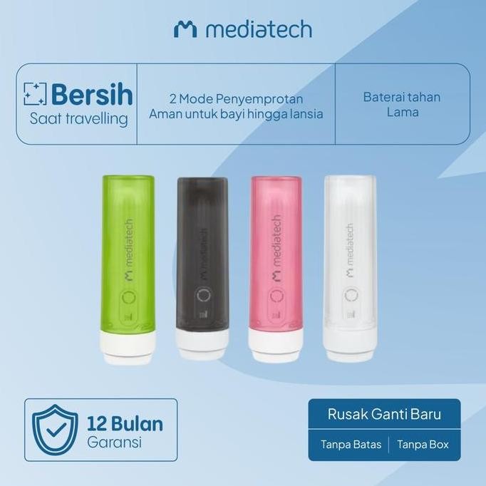 Mediatech Travel Bidet Rechargeable Jet Washer Portable