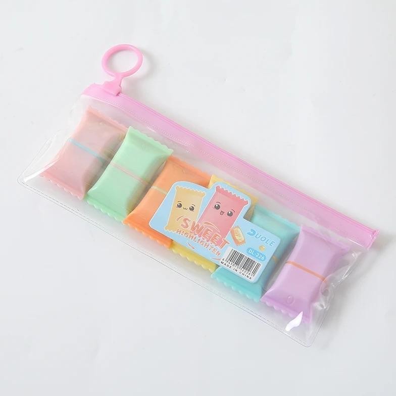 

Stabilo Set Isi 6 Pcs + Pouch Bentuk Jamur Dan Permen Lucu Unik Spontliner 6Pcs Highliter Warna Warni Rainbow Mini Kecil Traveling Mushroom Candy Ready