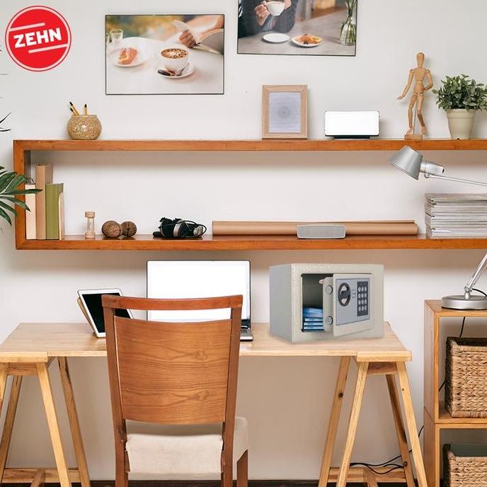 Zehn Sft-17En-G 170X230X170 Grey Safe Brankas Penyimpan Barang Safety Box