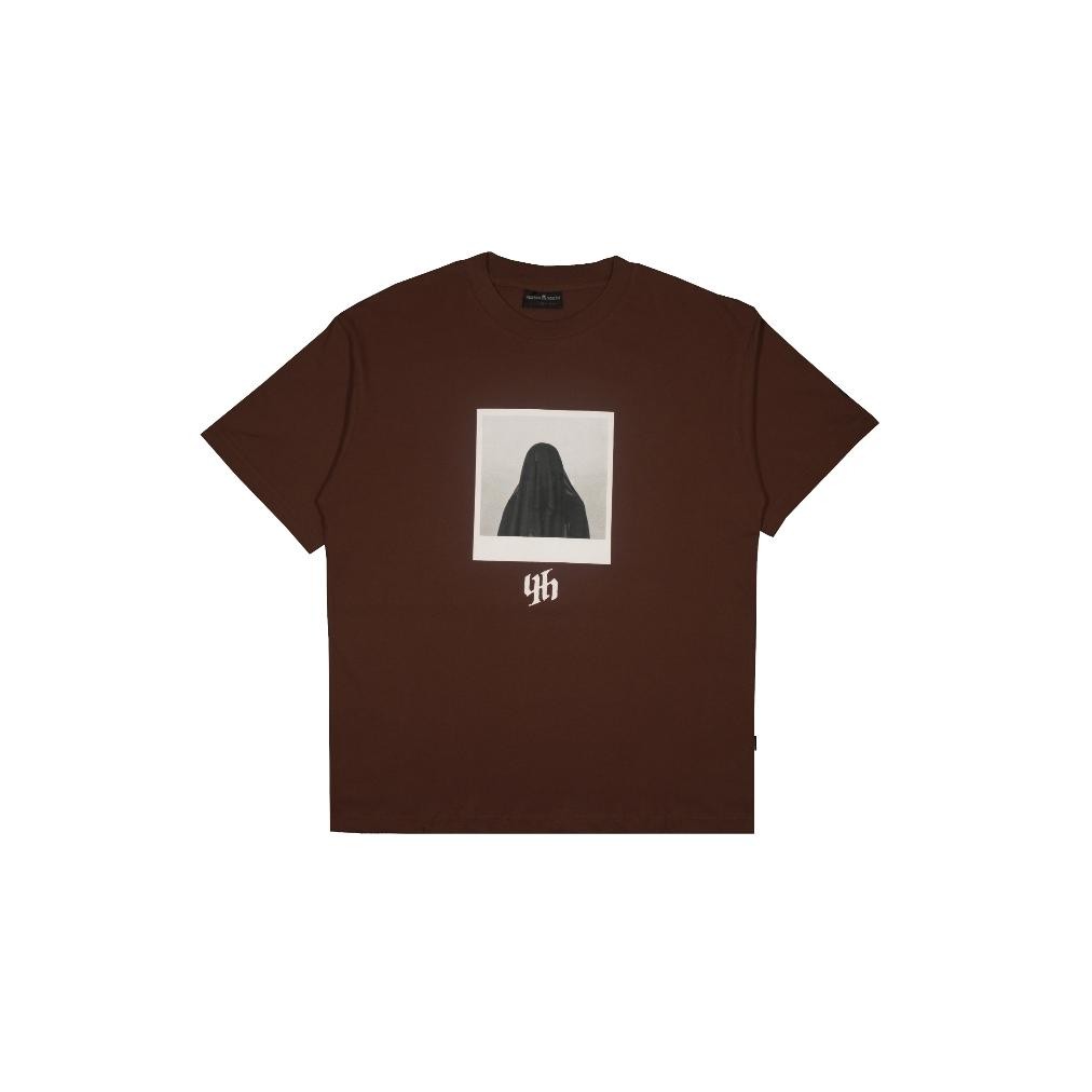 HUSTED KAOS COKLAT LIZED BROWN TSHIRT JunDW