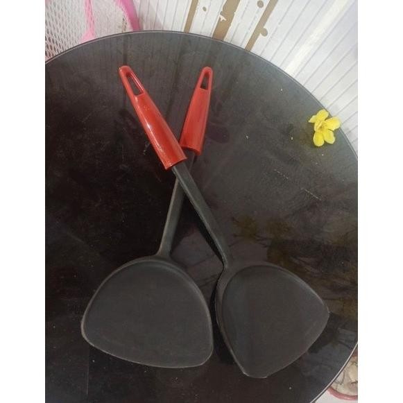 Spatula Plastik Sutil Tahan Panas Anti Lengket Plastik Sodet Tebal Kuat Kokoh Spaylater 0%