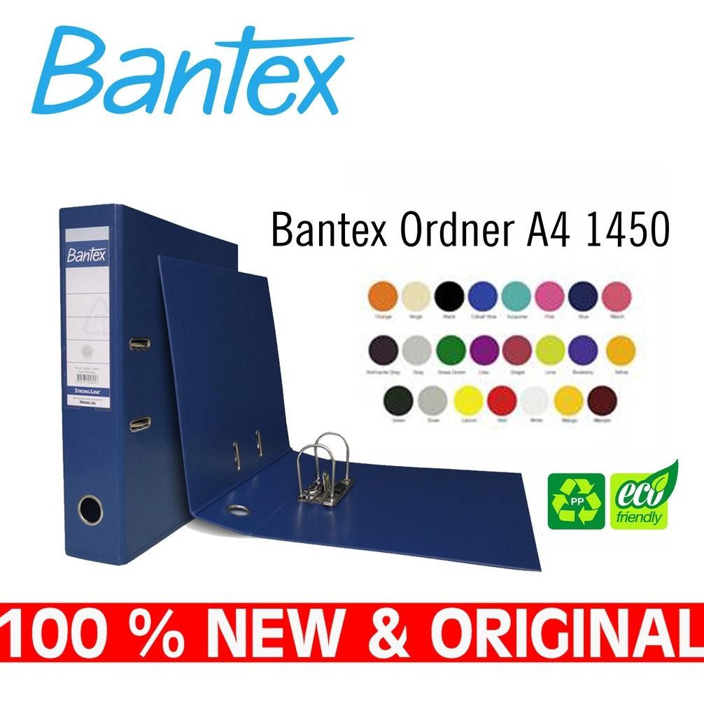 

READY STOK Ordner Bantex 1450 A4 7cm Eco Ramah Lingkungan Siap kirim
