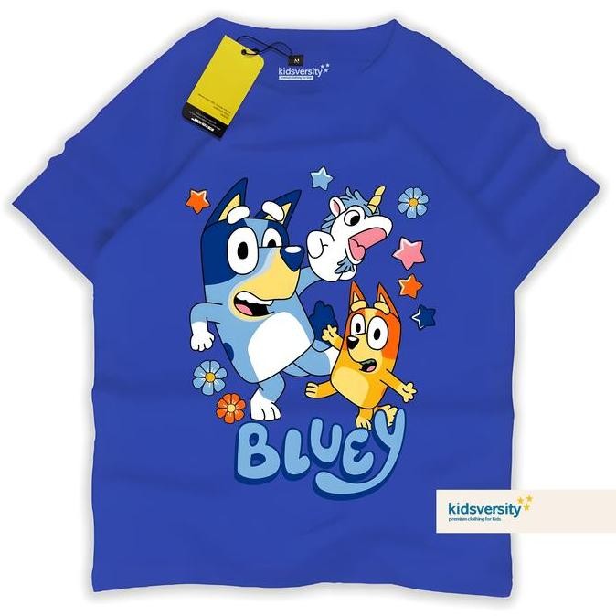 KAOS ANAK PREMIUM BLUEY USIA 1 - 13 TAHUN