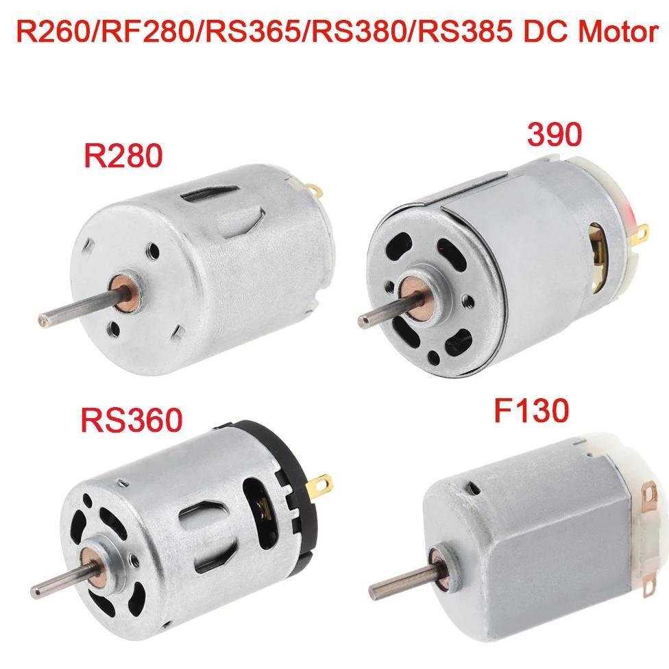 R280/R380/R260/390 Dc Motor Double Shaft Output High Speed Micro Motor For Diy Toys Tools