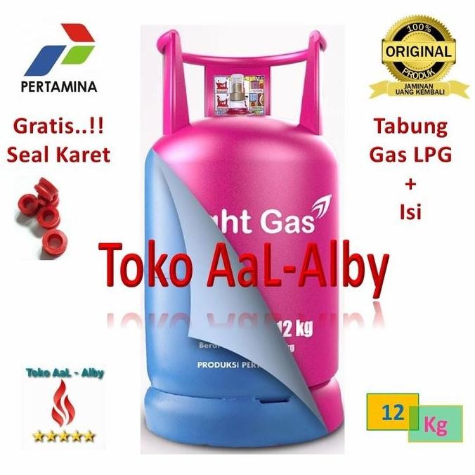 NEW Tabung Gas 12 Kg LPG/Elpiji + isi