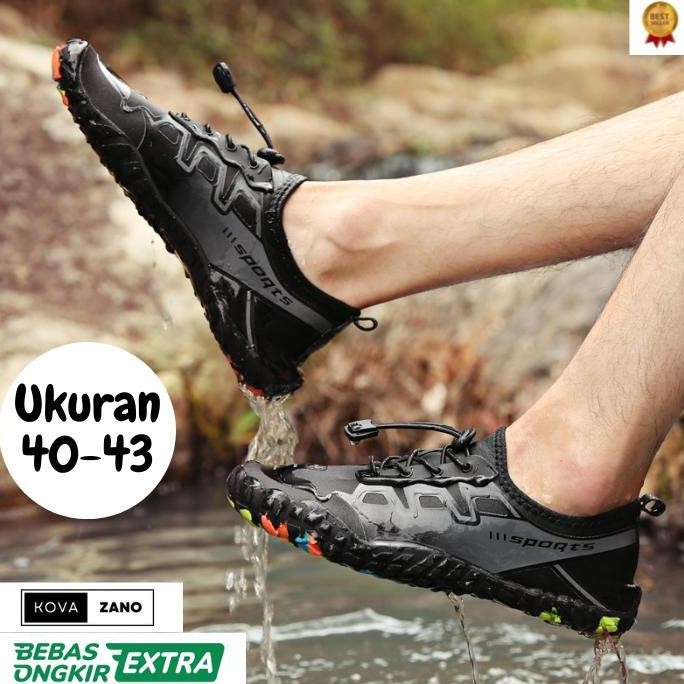Sepatu Pantai Olahraga Air Hiking Surfing Aqua Shoes Anti Slip