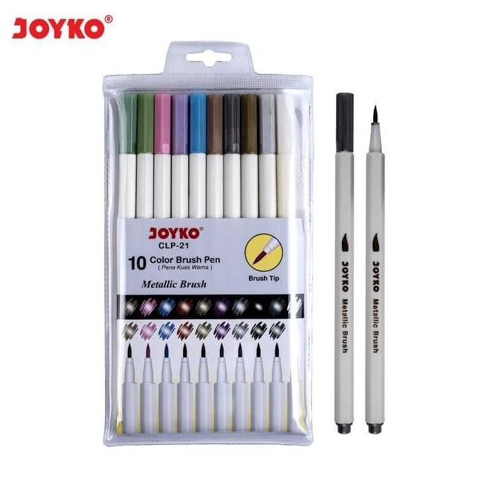 

Sale Color Brush Pen Pena Kuas Warna Joyko Clp-21 10 Warna Color
