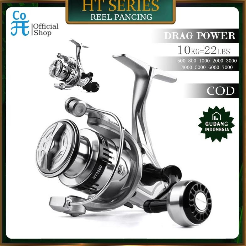 Conn- Reel Pancing Series HT500-7000 5.2:1 Gear Ratio 12+1 Ball Bearing Rel Rill Real Rol Ril Gulung