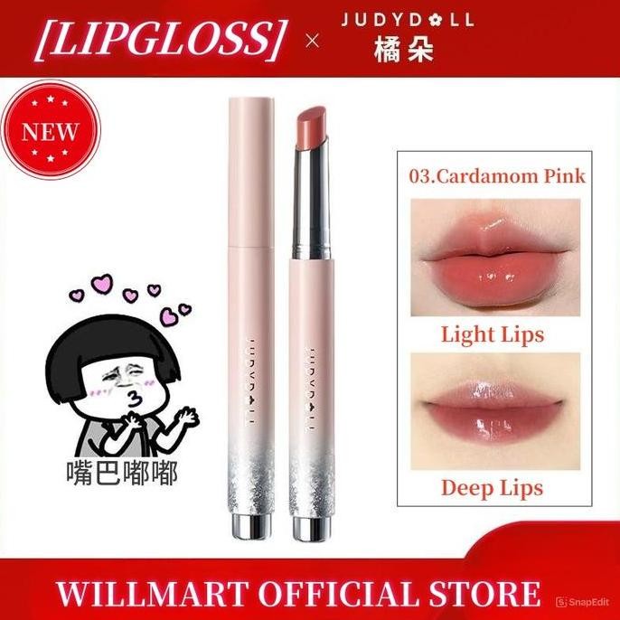 NEW JUDYDOLL LUXURY LIPGLOSS, JUDYDOLL LIPGLOSS, JUDYDOLL BRIGHTENING & GLOSSY LIPGLOSS