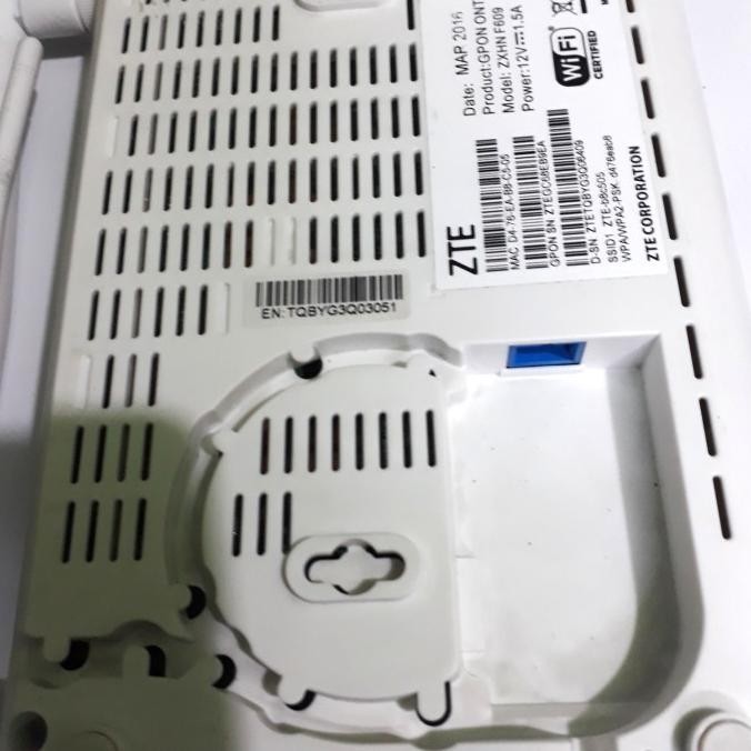 (Expert) GPON ONT ZTE ZXHN F609 V1