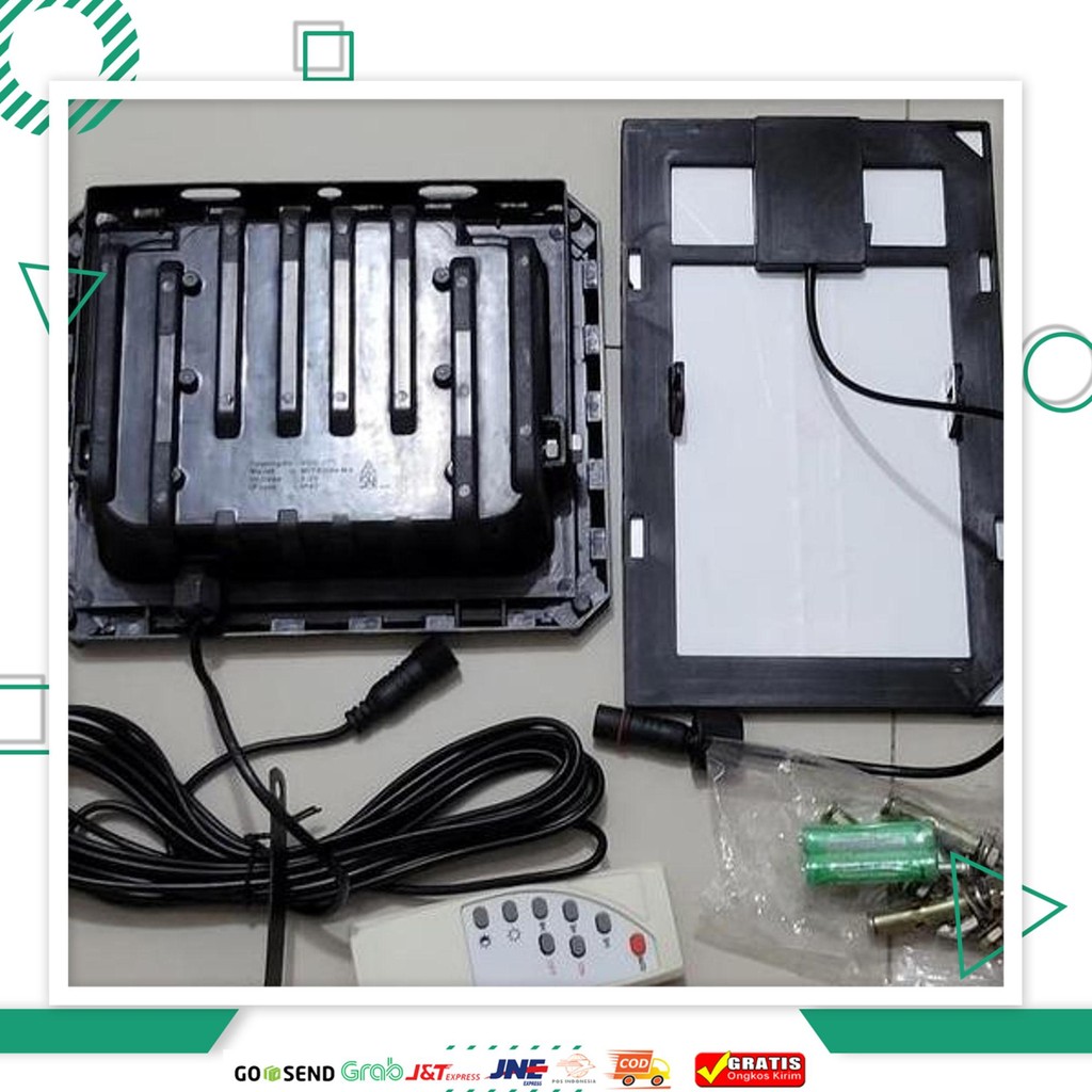 Ms-96100A Lampu Sorot Solar Panel 100 Watt Mitsuyama + Remote