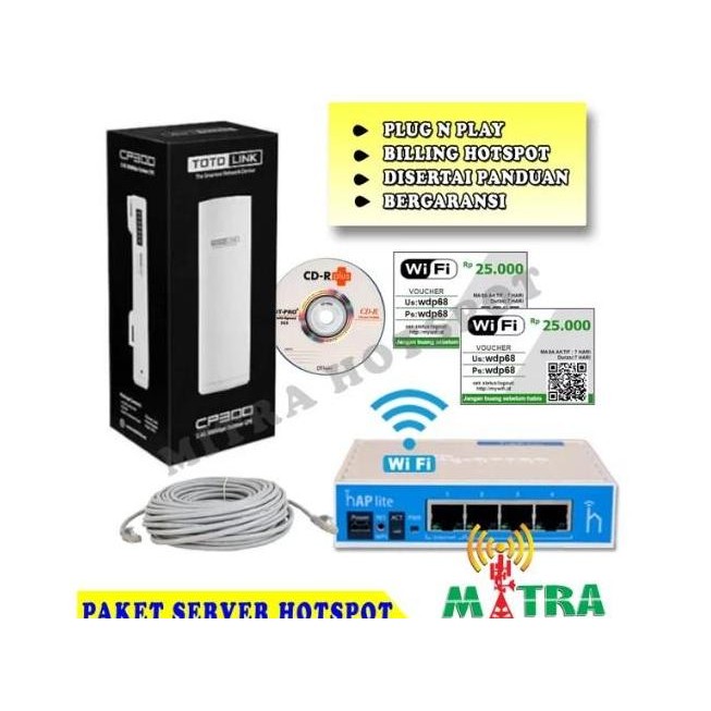 Paket Hotspot Rt Rw Net Cp300 New Stok