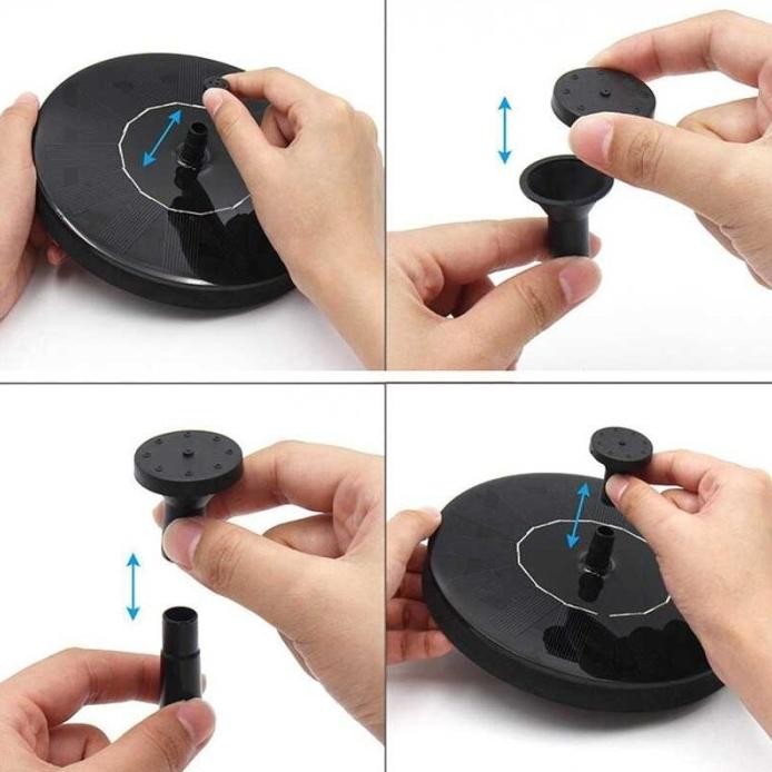 Alat Mesin Air Mancur Kolam Ikan Taman Tenaga Surya Solar